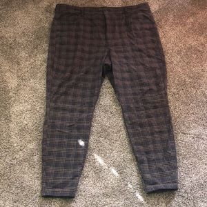 High waisted American Eagle plaid pants